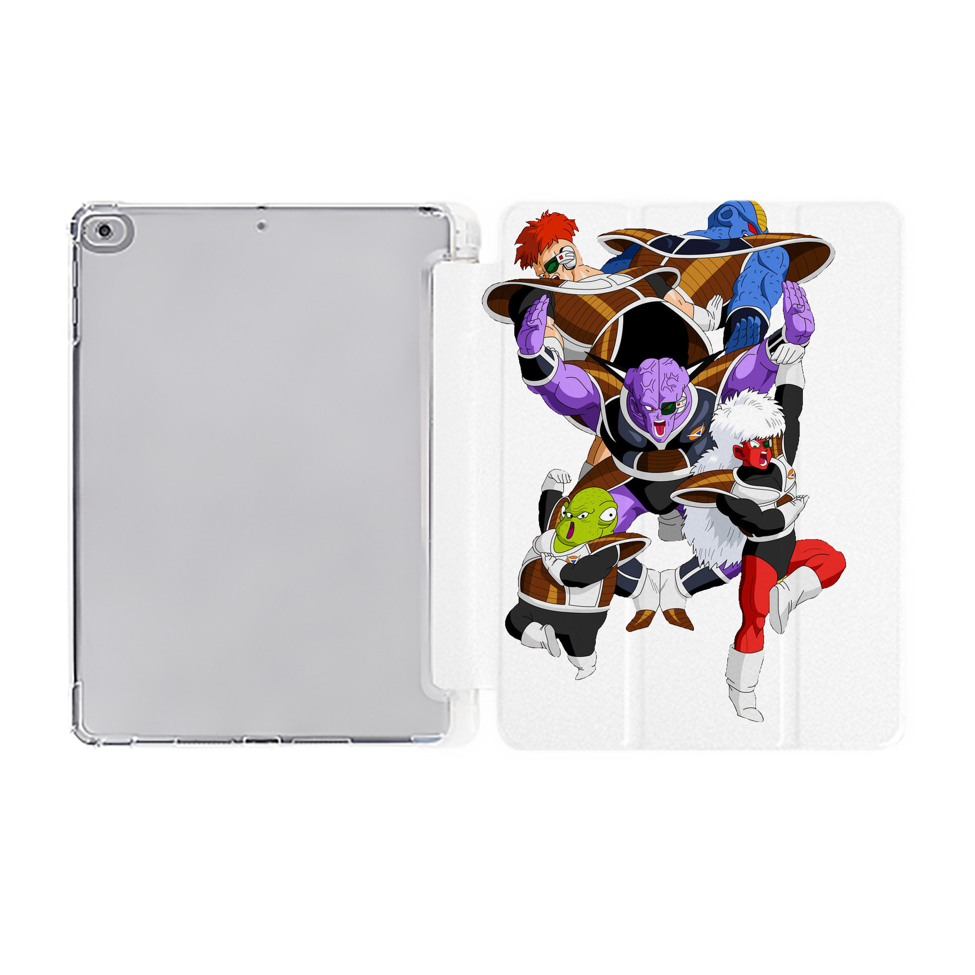 （画像用） ドラゴンボール DRAGON BALL IPad ケース ペン収納付き 三つ折りスタンド PUレザー×シリコン 対応機種9.5/10.5/10.9インチ